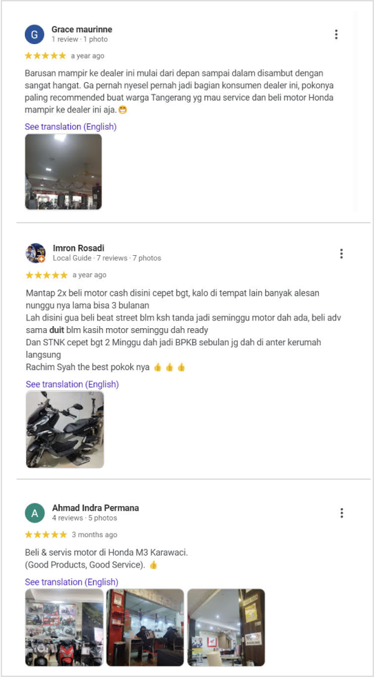 testi dealer honda karawaci 1